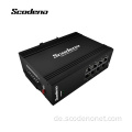 Verwalteter industrieller Ethernet-betriebener 8-Port-Gigabit-PoE-Switch DC48V auf Lager auf DIN-Schiene montiert